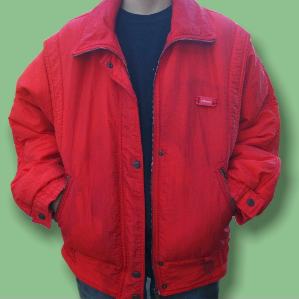 Vintage Ellesse 80's/90's rain jacket Womens S